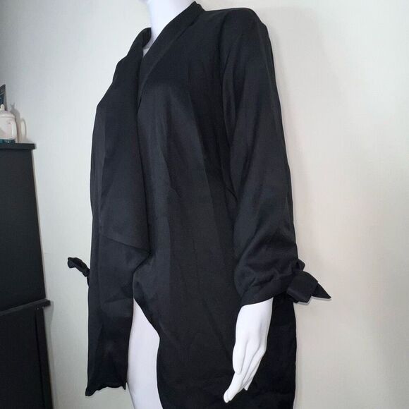 Bloomchic Cascading Tie Sleeve Jacket - Picture 9 of 16